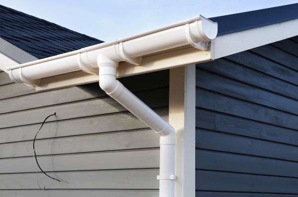 PVC Rain Gutter Installation in Cornelius
