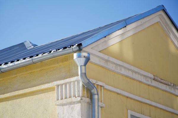 Steel Downspout Installation in Cornelius