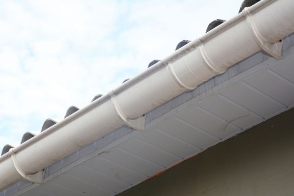 Plastic Gutter Installation in Cornelius
