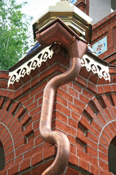 Church Downspout Installation in Cornelius